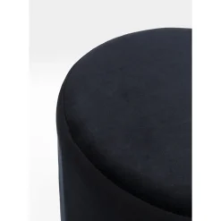 Tabouret Cherry Noir Laiton O35Cm
