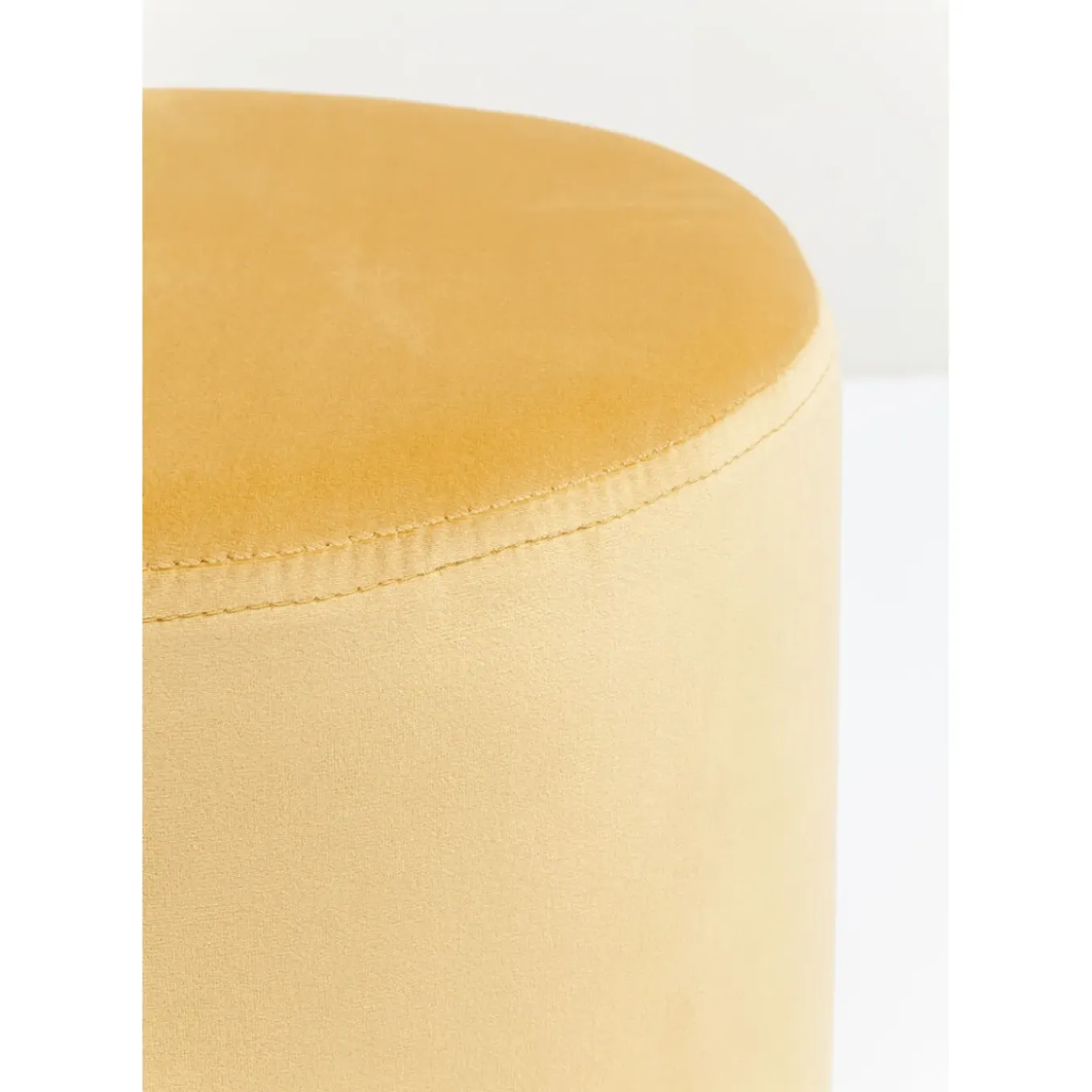 Tabouret Cherry Orange Laiton O35Cm