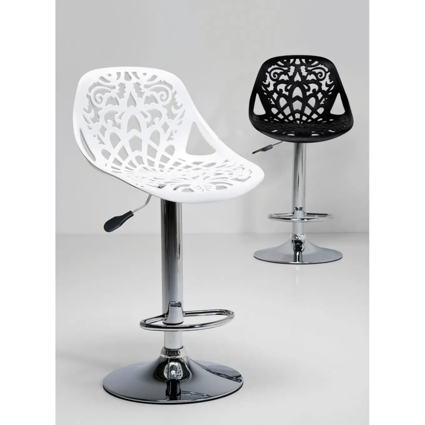 Tabouret De Bar Ornament Noir