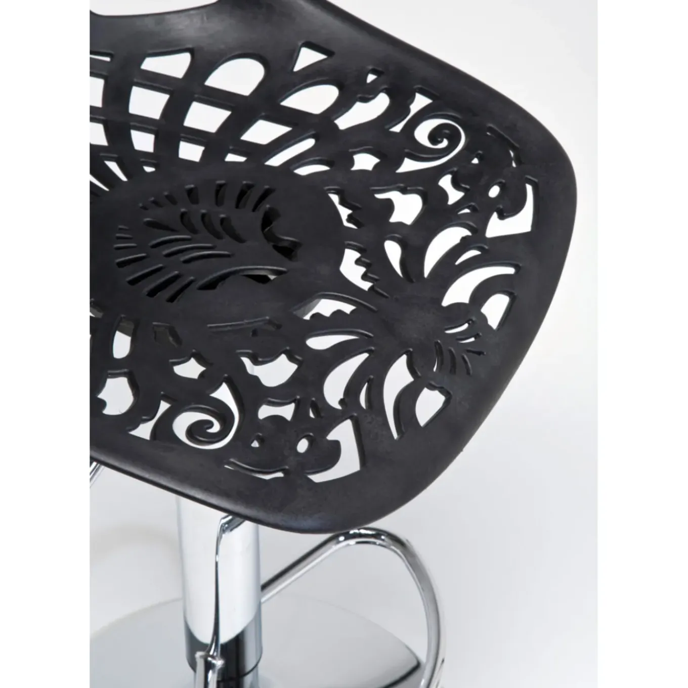 Tabouret De Bar Ornament Noir