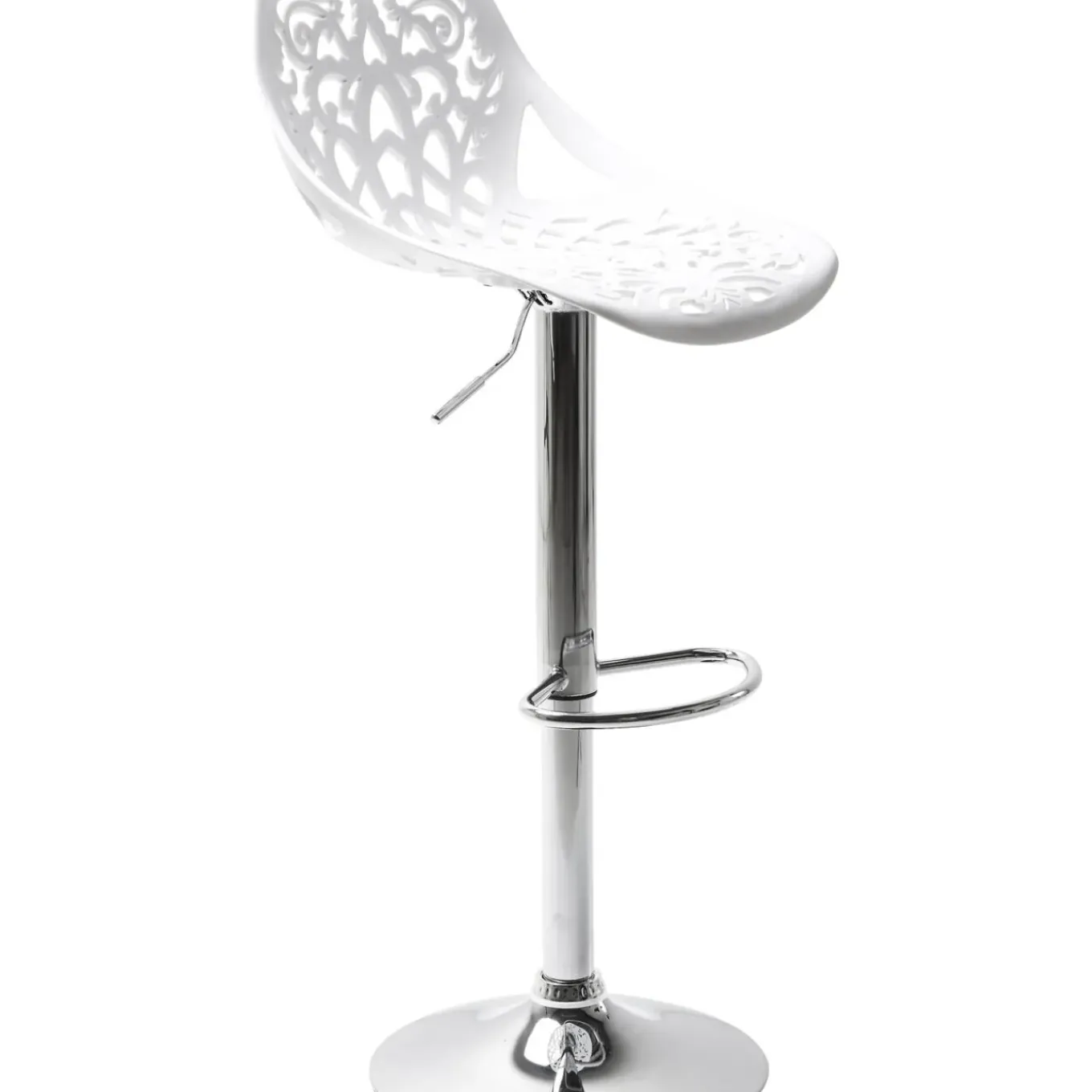 Tabouret De Bar Ornament Blanc