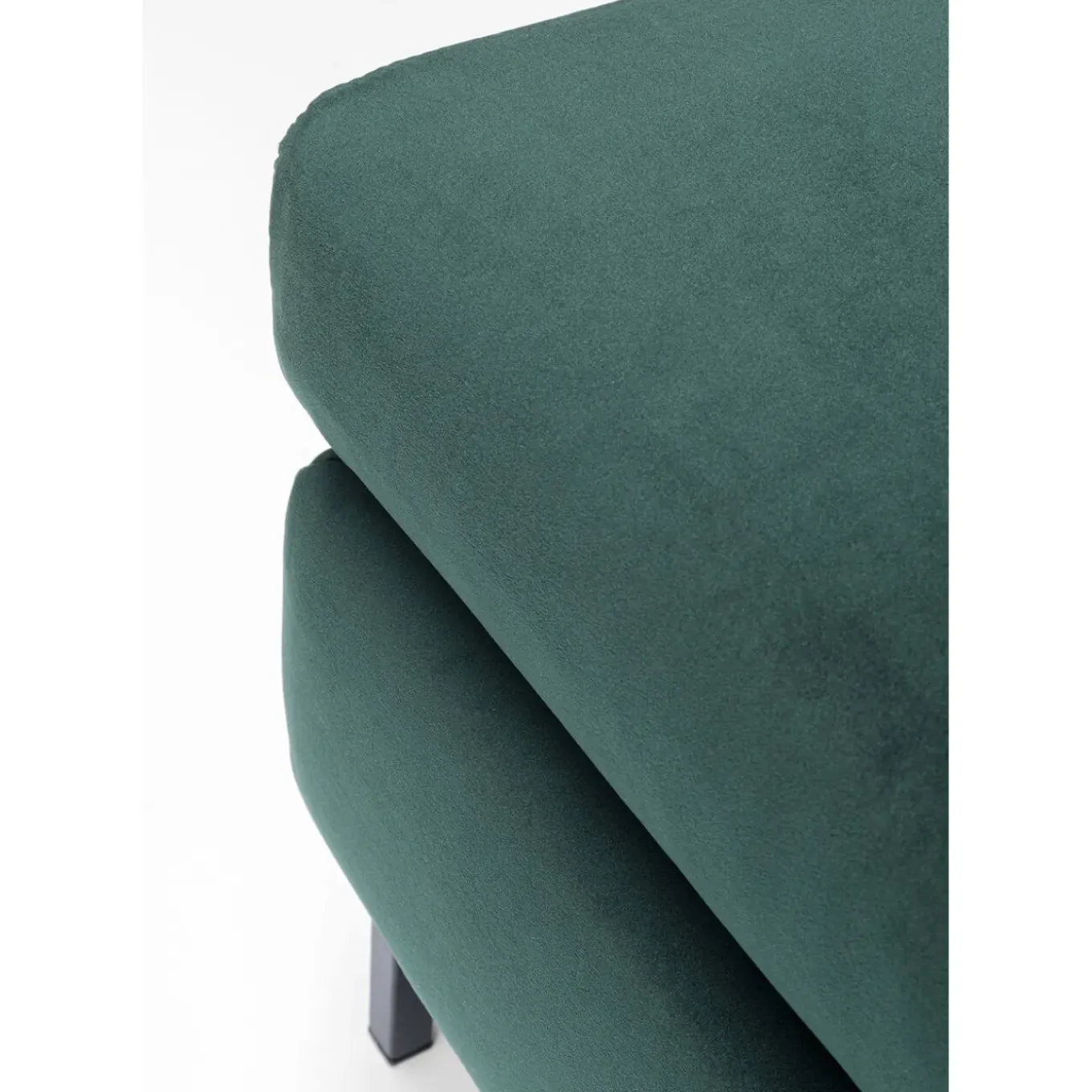 Tabouret Gianni Velours Vert Fonce