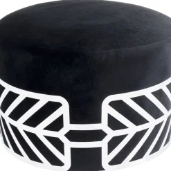 Tabouret Jenna Noir O61Cm