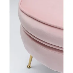 Tabouret Water Lily Dore Rose O50Cm