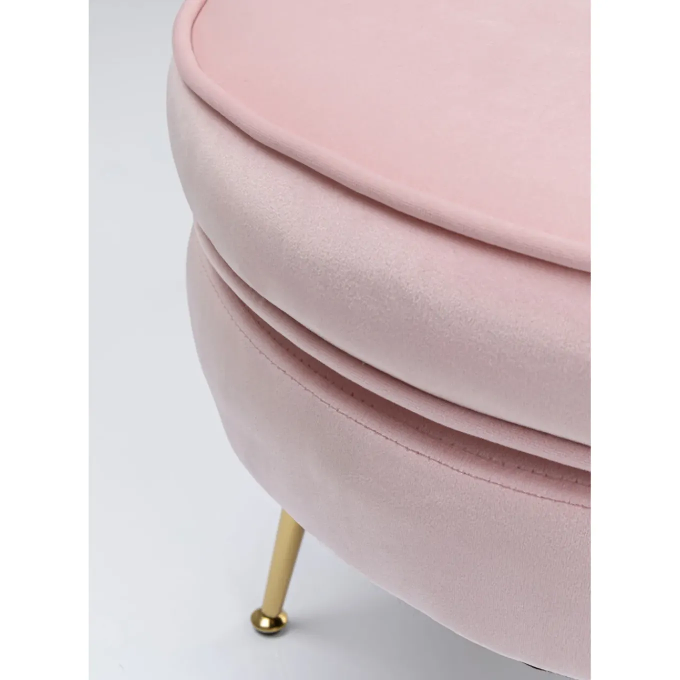 Tabouret Water Lily Dore Rose O50Cm