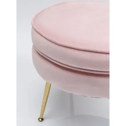 Tabouret Water Lily Dore Rose O50Cm