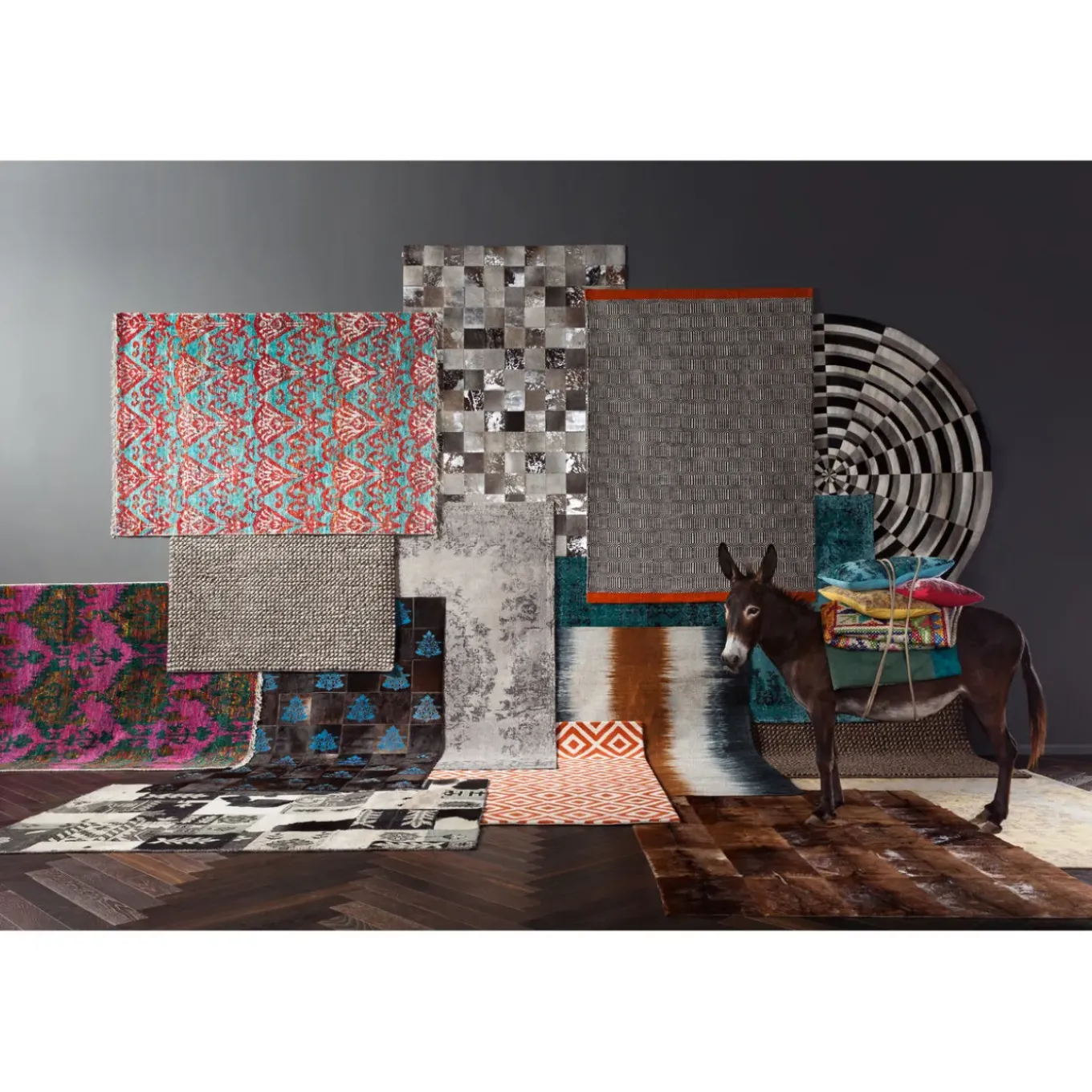 Tapis Cosmo Fur Gris 200X300Cm