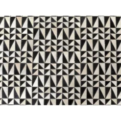 Tapis En Cuir Zigzag 170X240Cm