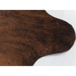 Tapis Hide Noir-Marron 232X255Cm