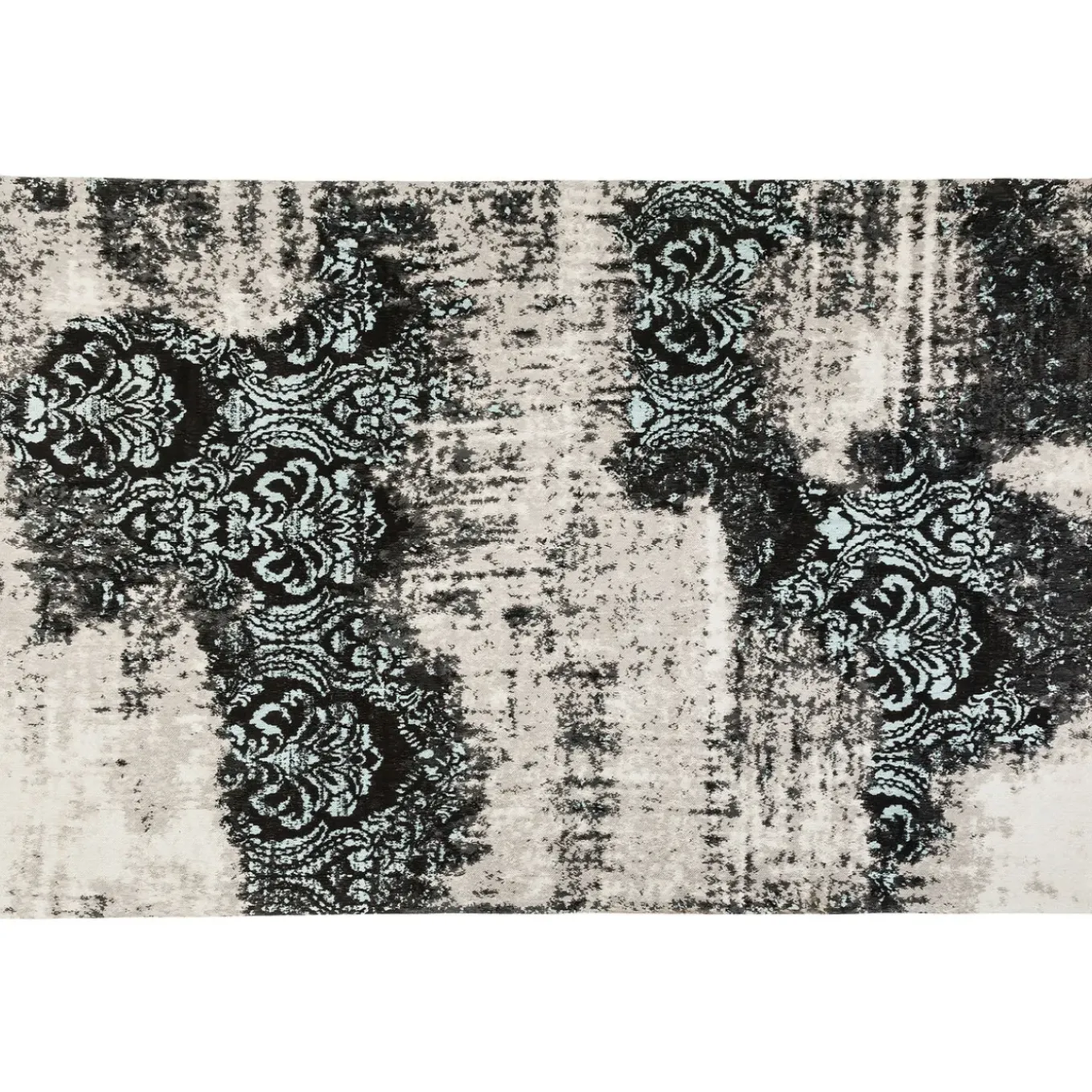Tapis Kelim Ornaments Turquoise 200X300Cm