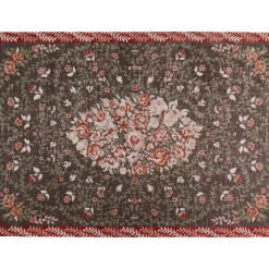 Tapis Oriental Rose Gris 170X240Cm