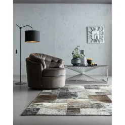 Tapis Squares Gris 170X240Cm