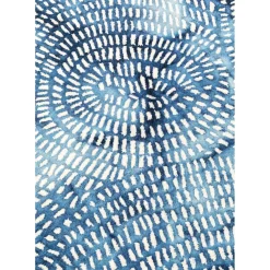 Tapis Stamp Bleu 200X300Cm