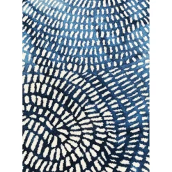 Tapis Stamp Bleu 170X240Cm