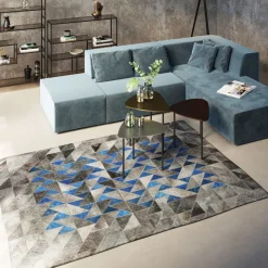 Tapis Triangle Gris 170X240Cm