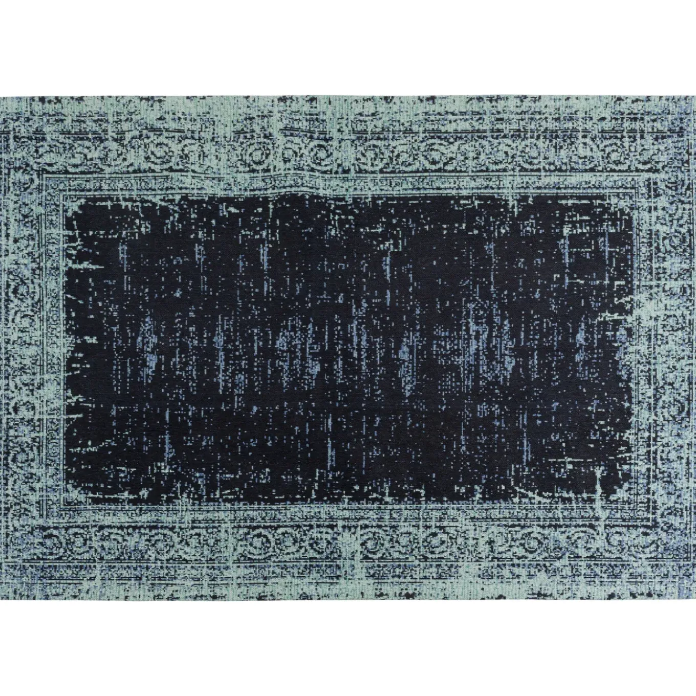 Tapis Vintage Deep Sea Bleu 170X240Cm