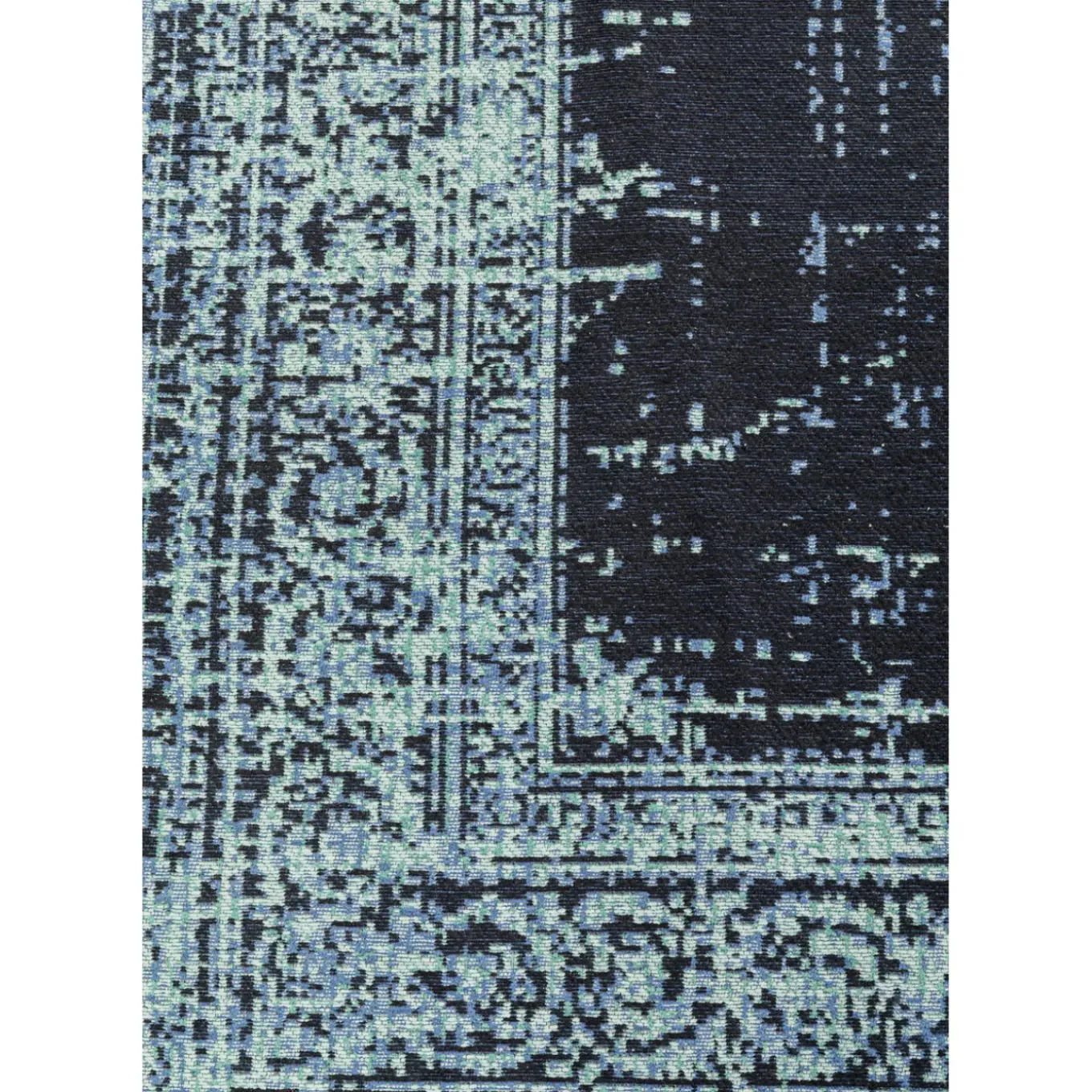 Tapis Vintage Deep Sea Bleu 170X240Cm