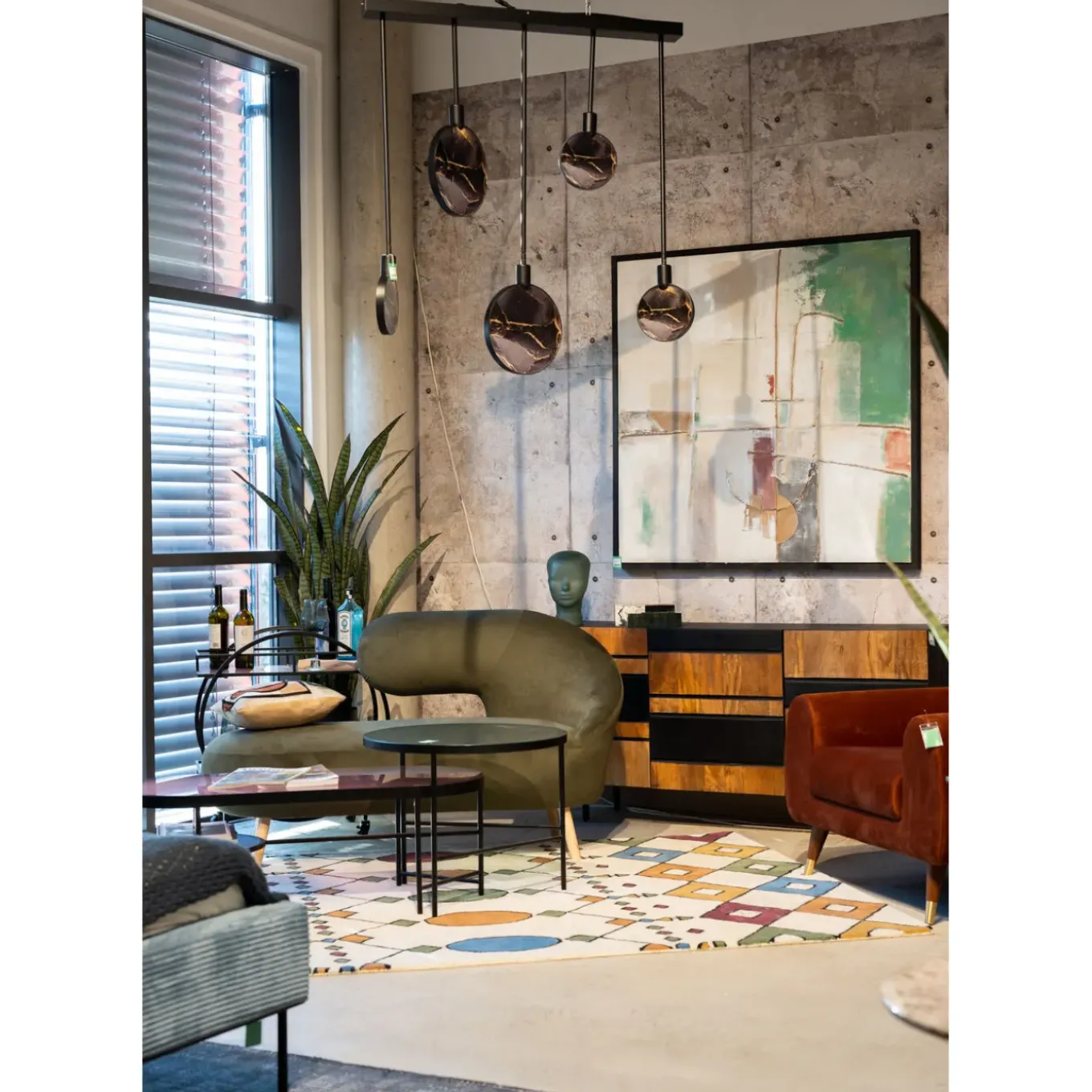 Tea Cart Rainbow Rond