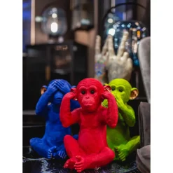 Tirelire Monkey Iwazaru Citron Vert