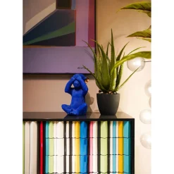 Tirelire Monkey Mizaru Bleu