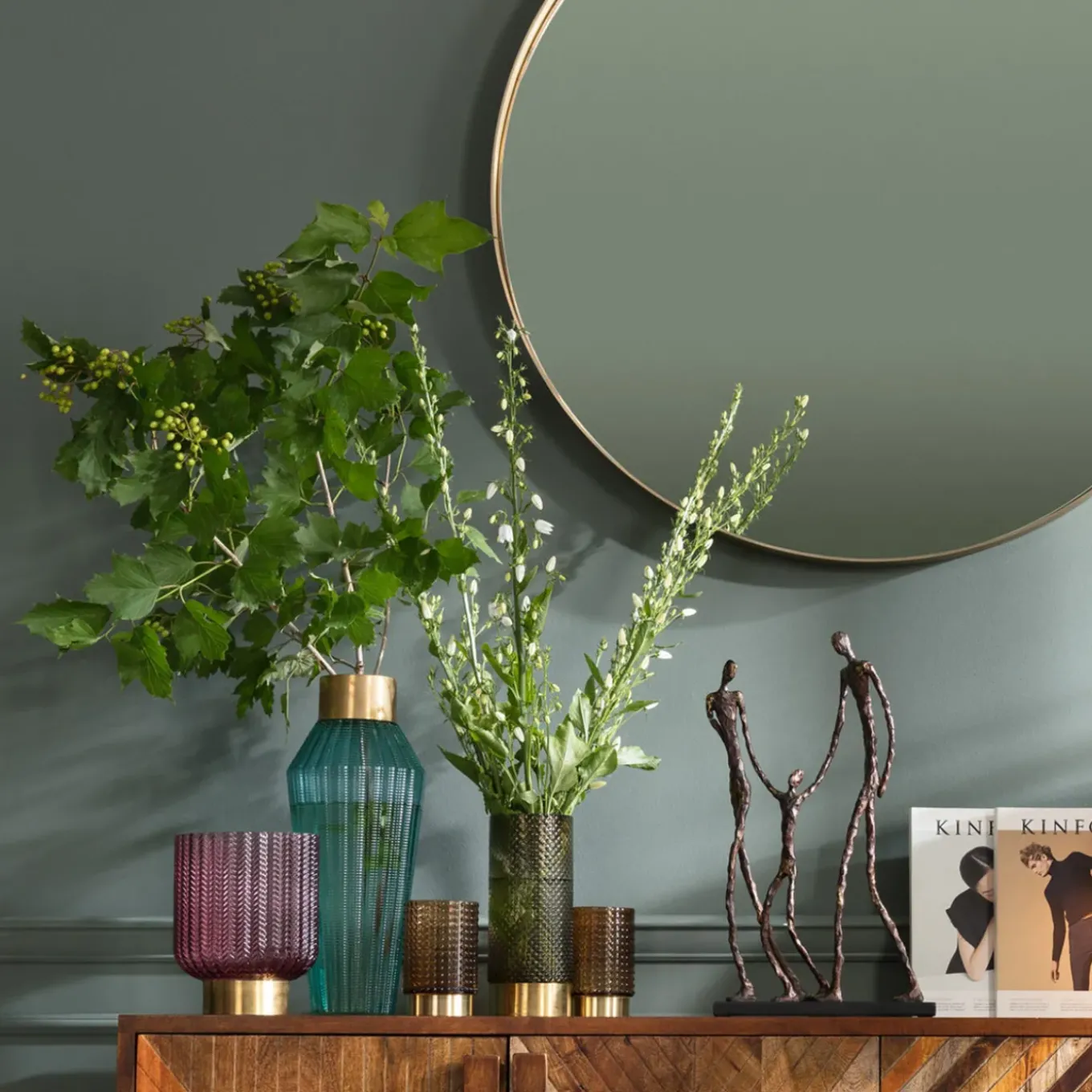 Vase Barfly Vert 25Cm