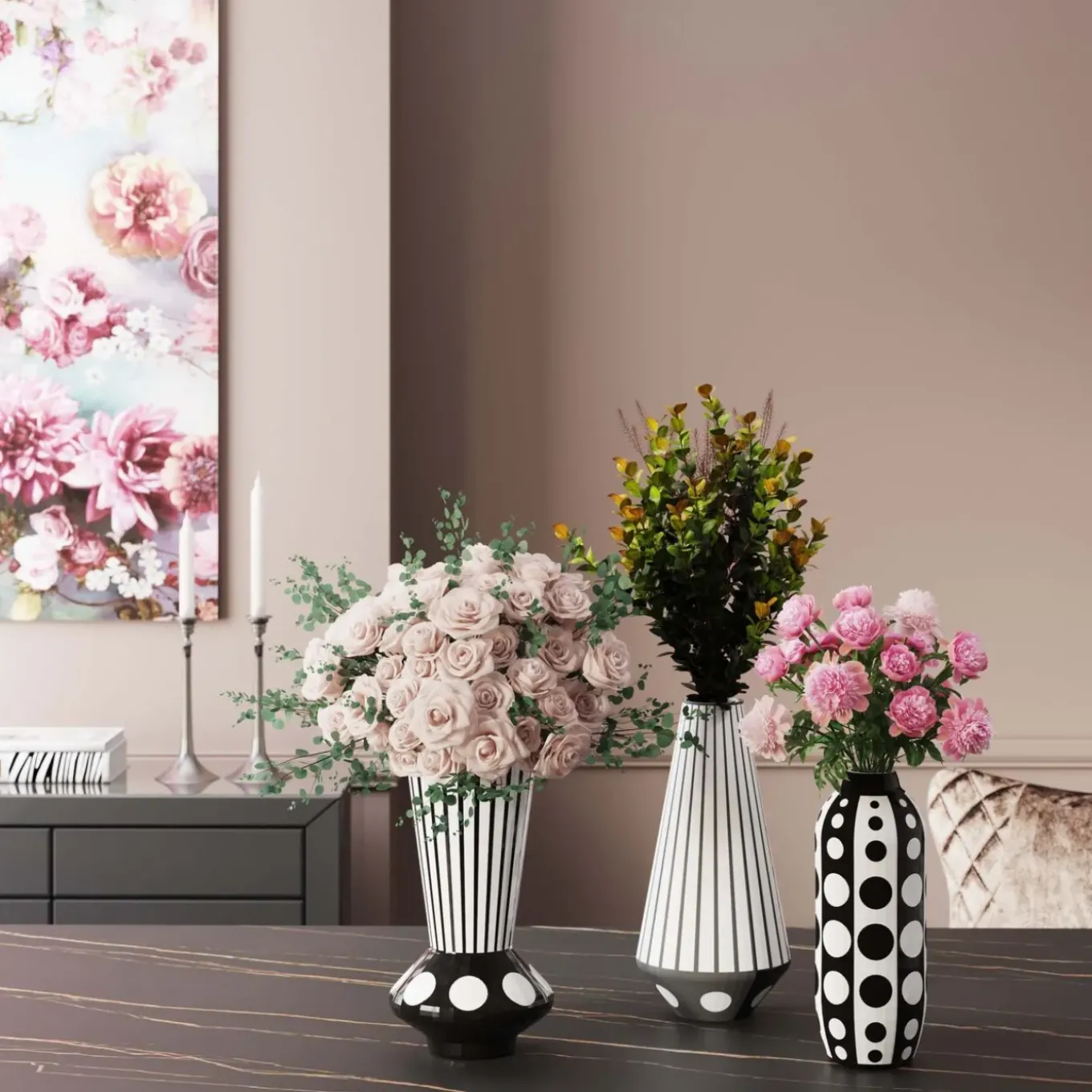 Vase Brillar Cylinder 44Cm
