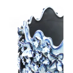 Vase Butterflies Bleu Clair 50Cm