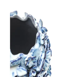 Vase Butterflies Bleu Clair 35Cm