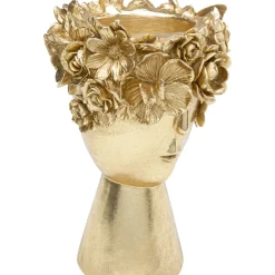 Vase Décoratif Flowercrown Dore 20Cm