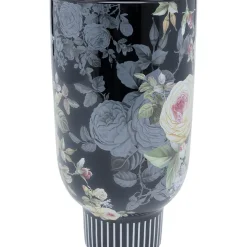 Vase Décoratif Rose Magic Noir 27Cm