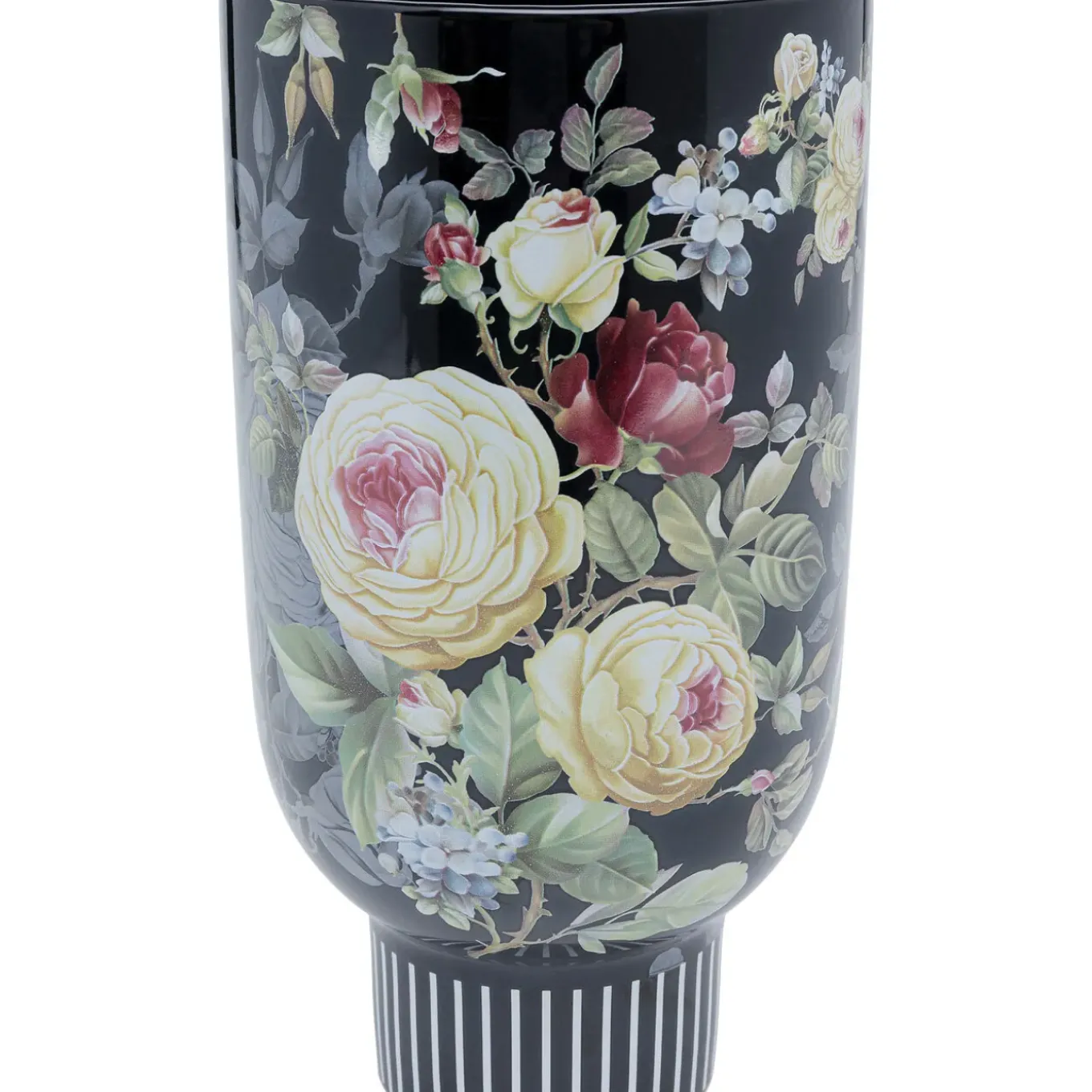 Vase Décoratif Rose Magic Noir 27Cm