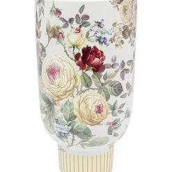 Vase Décoratif Rose Magic Blanc 27Cm
