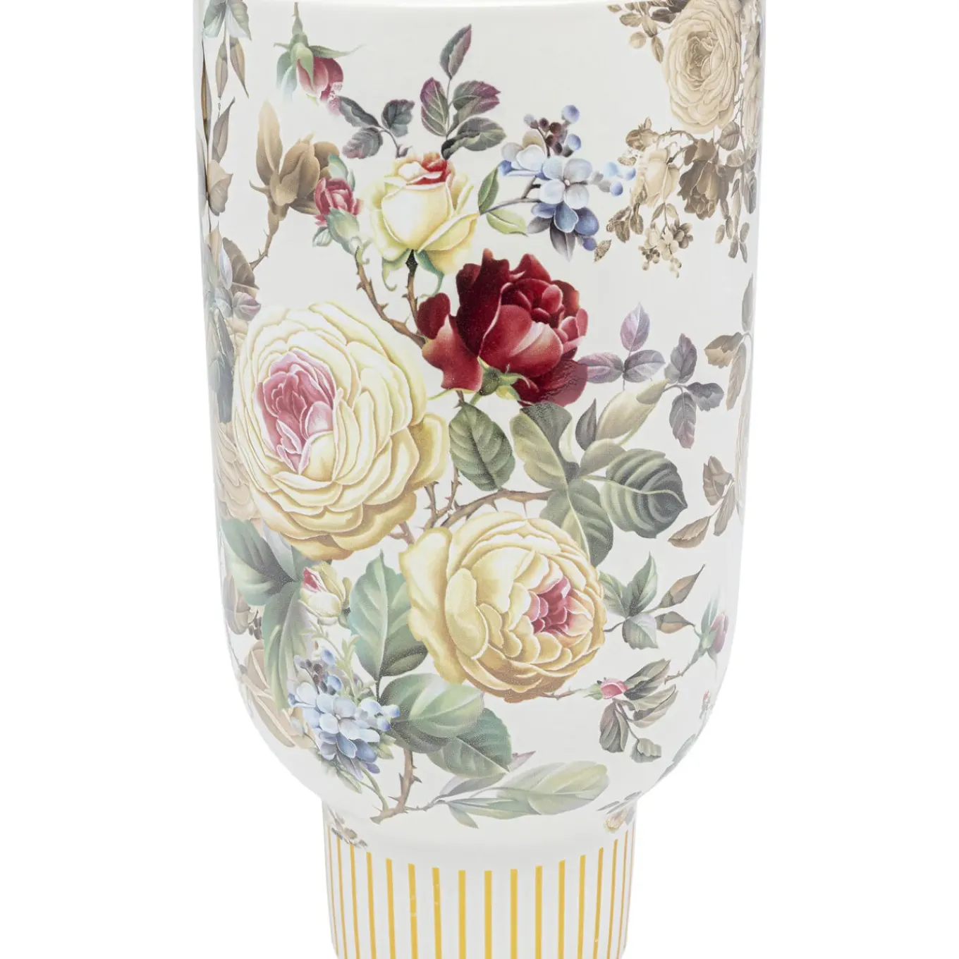 Vase Décoratif Rose Magic Blanc 27Cm
