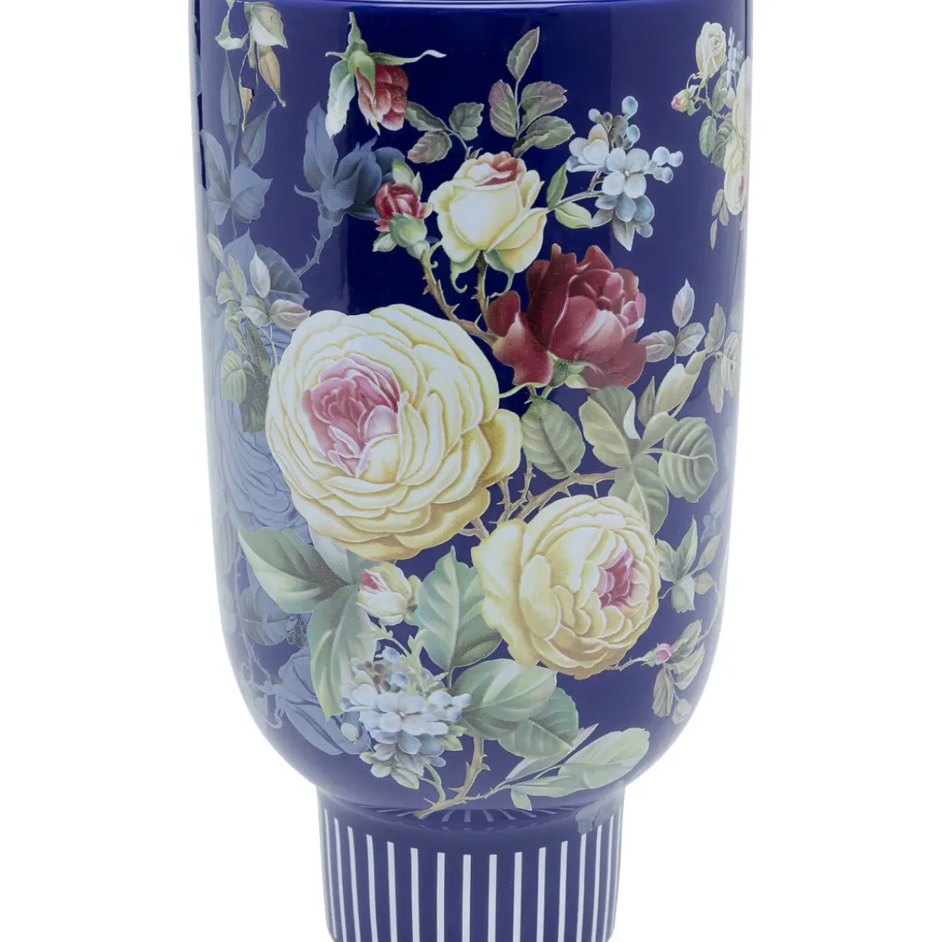 Vase Décoratif Rose Magic Bleu 27Cm