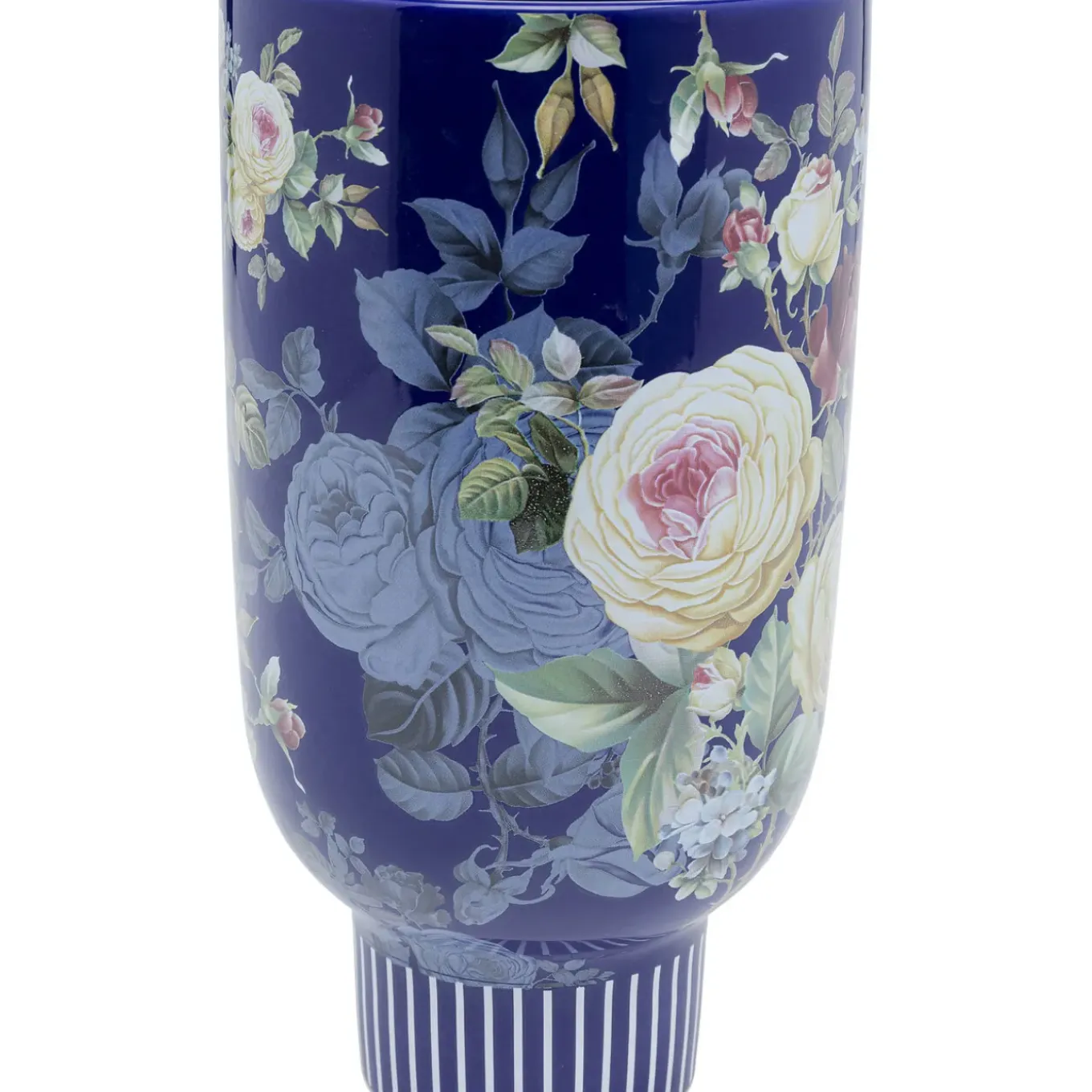 Vase Décoratif Rose Magic Bleu 27Cm