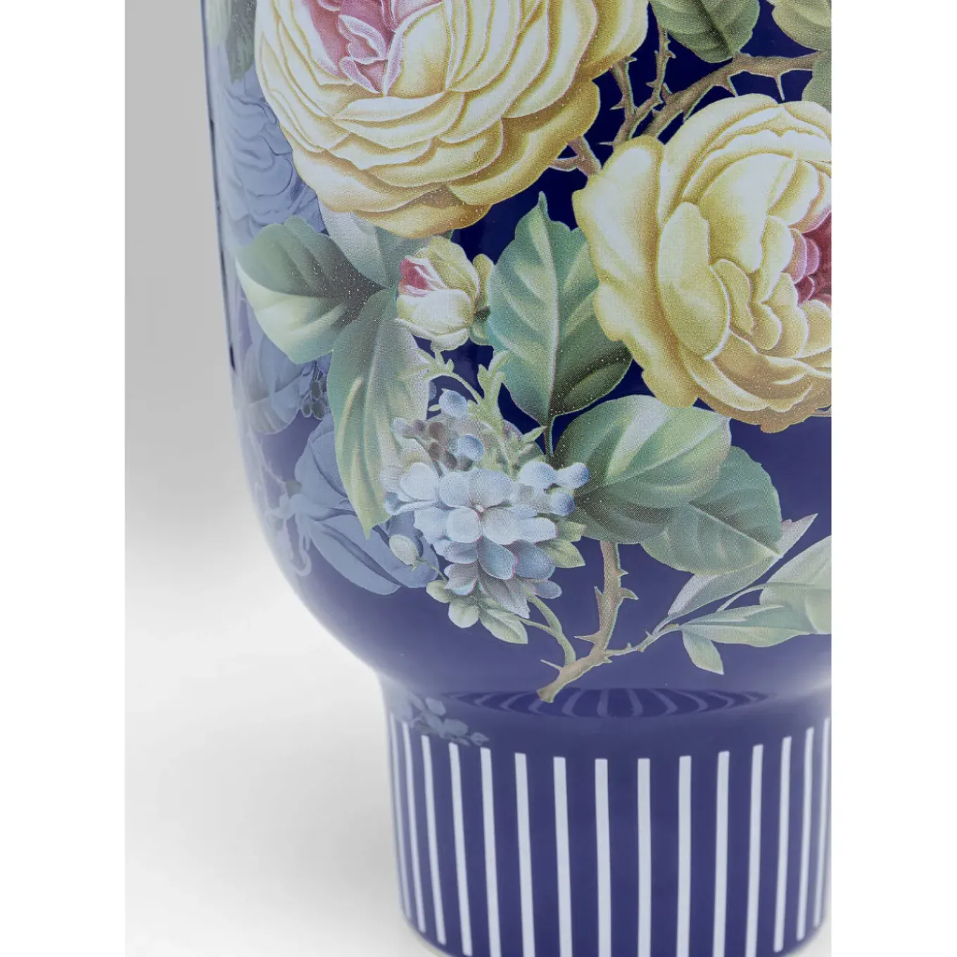Vase Décoratif Rose Magic Bleu 27Cm