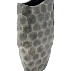 Vase Décoratif Sacramento Comb Argente 59Cm