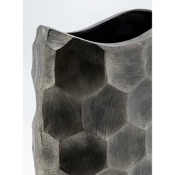 Vase Décoratif Sacramento Comb Argente 59Cm