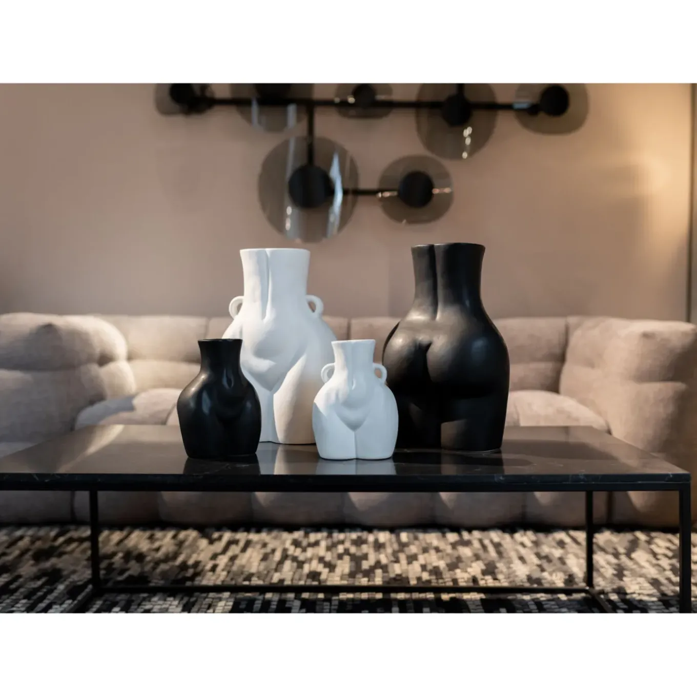 Vase Donna Noir 22Cm