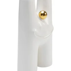 Vase Funny Teeth Blanc 16Cm