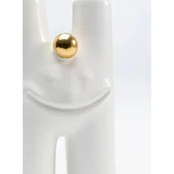 Vase Funny Teeth Blanc 16Cm