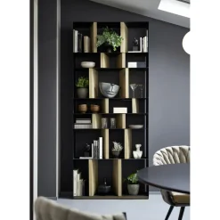 Vase Half Face Anthracite 31Cm
