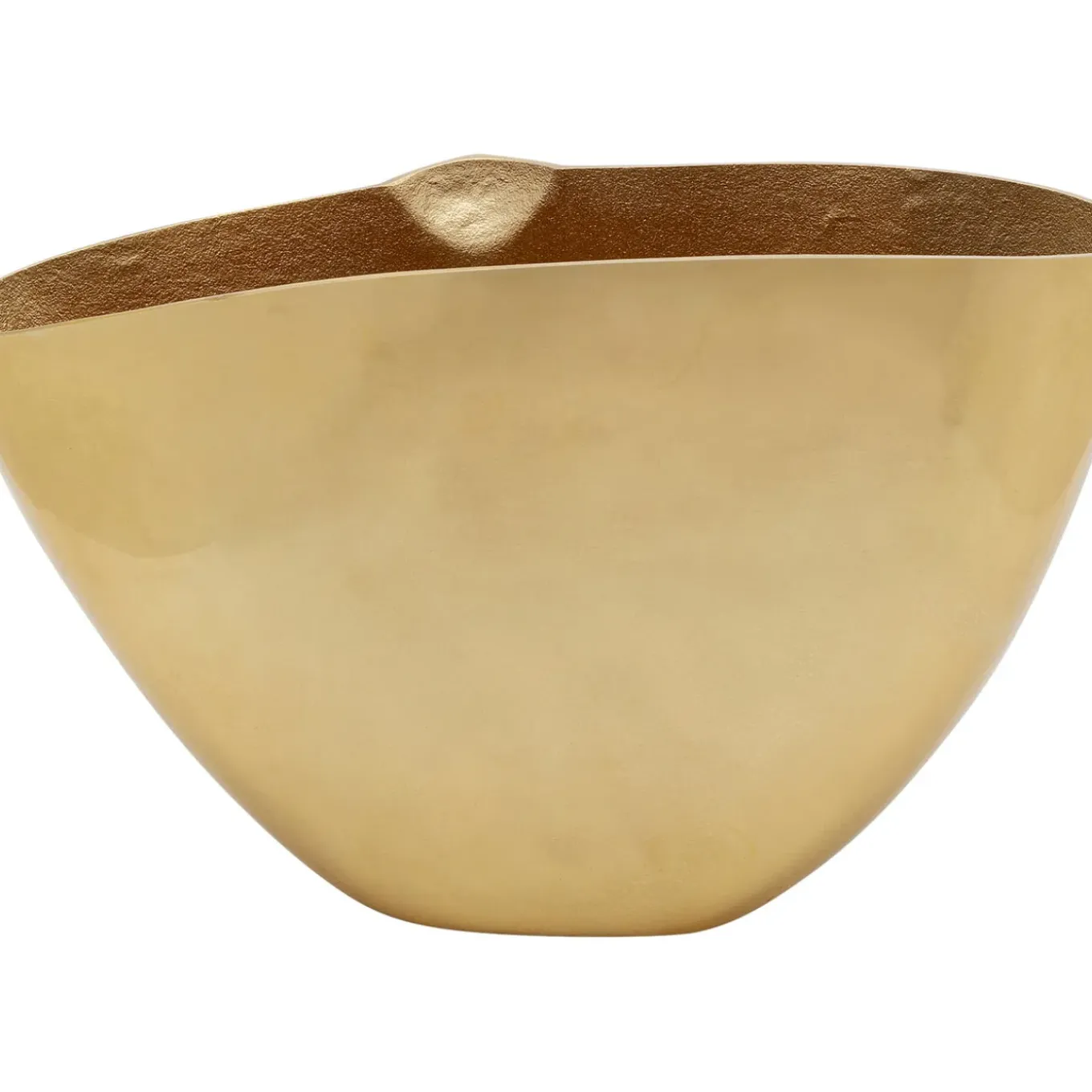 Vase Half Face Dore 46Cm