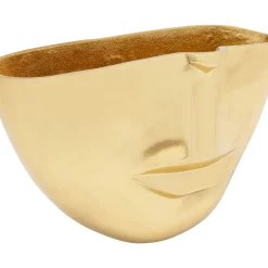Vase Half Face Oro 38Cm