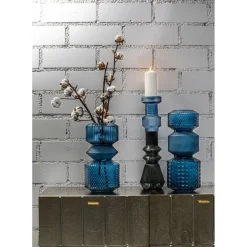 Vase Marvelous Duo Bleu 42Cm