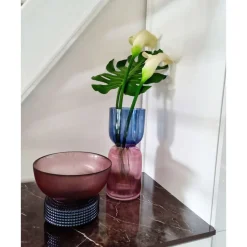 Vase Marvelous Duo Bleu Violet 40Cm
