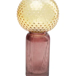 Vase Marvelous Duo Jaune Violet 31Cm