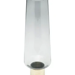 Vase Noble Ring Gris 40Cm