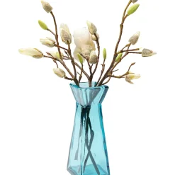 Vase Piramide Turquoise 30Cm