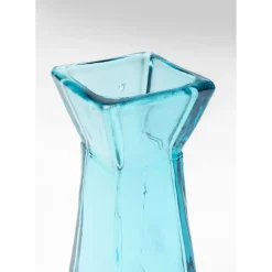 Vase Piramide Turquoise 30Cm